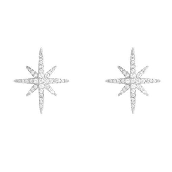 Delightfuly Jewelry - 🌟Starburst CZ Stud Earrings